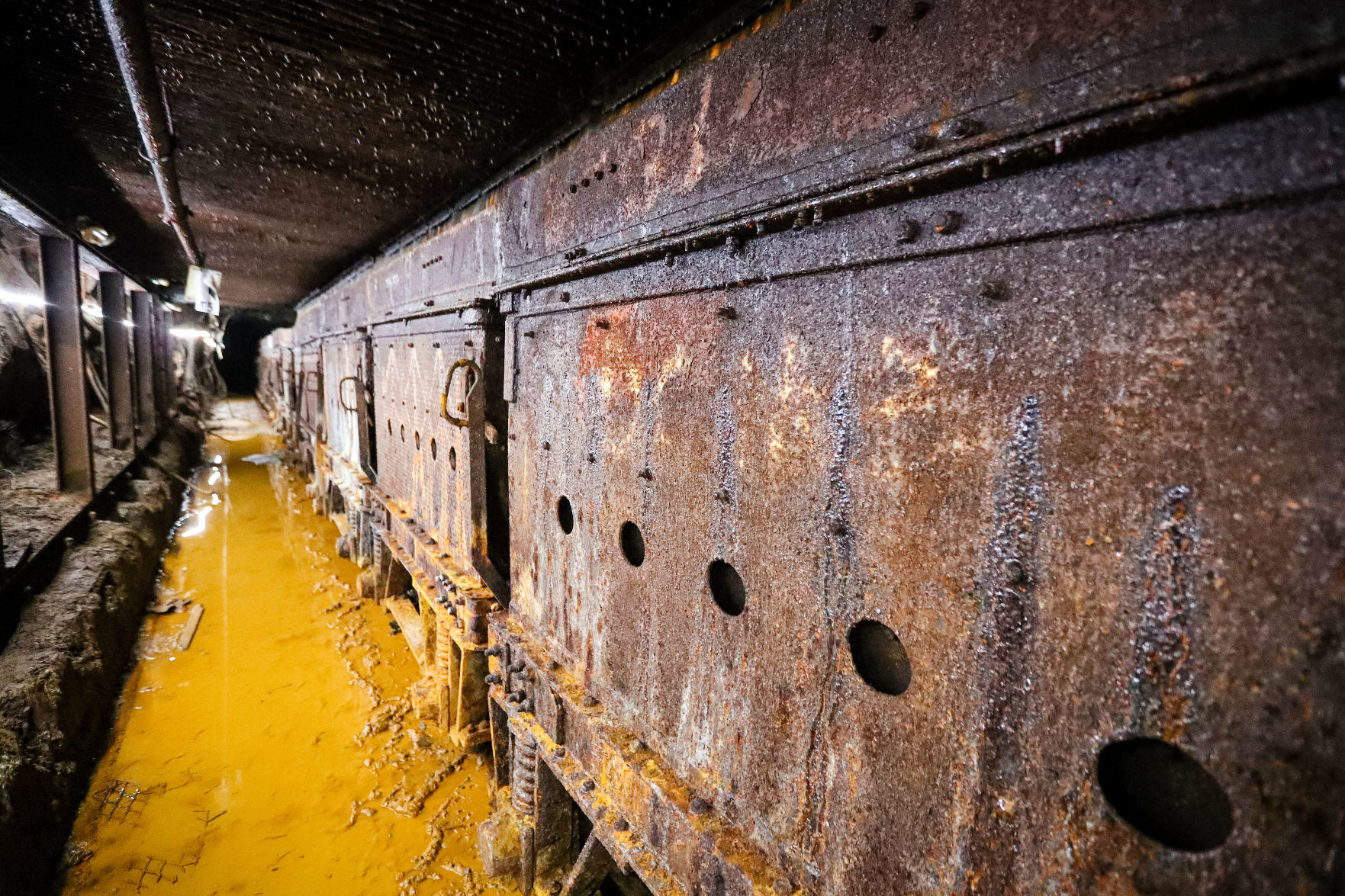 Conveyor site at the Sanford Lab